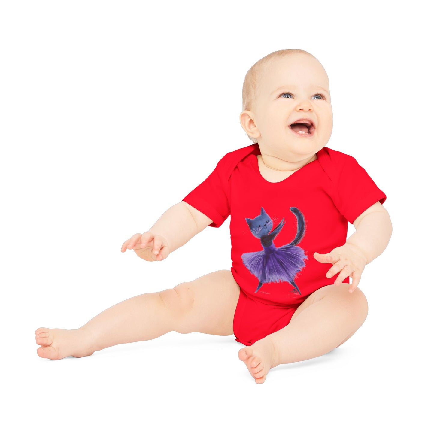 Ballerina Cat - Infant Bodysuit Organic