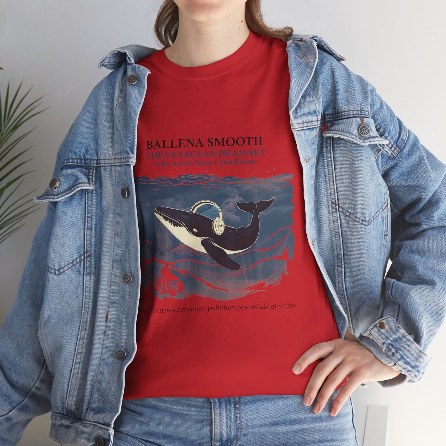 Whale Headphones - T-shirt