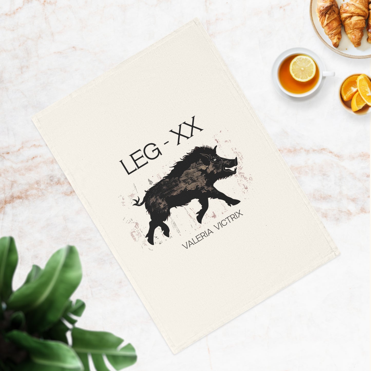 Tea Towel — Wild Boar LEG - XX VALERIA VICTRIX