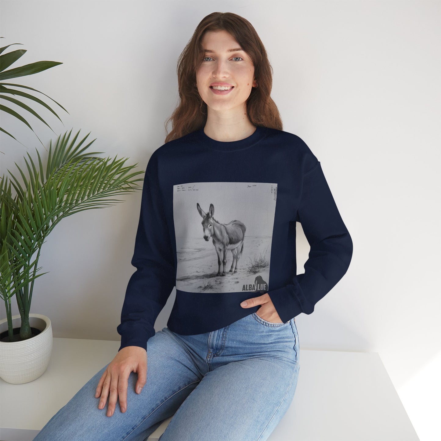 Donkey Lovers design - Crewneck Sweatshirt