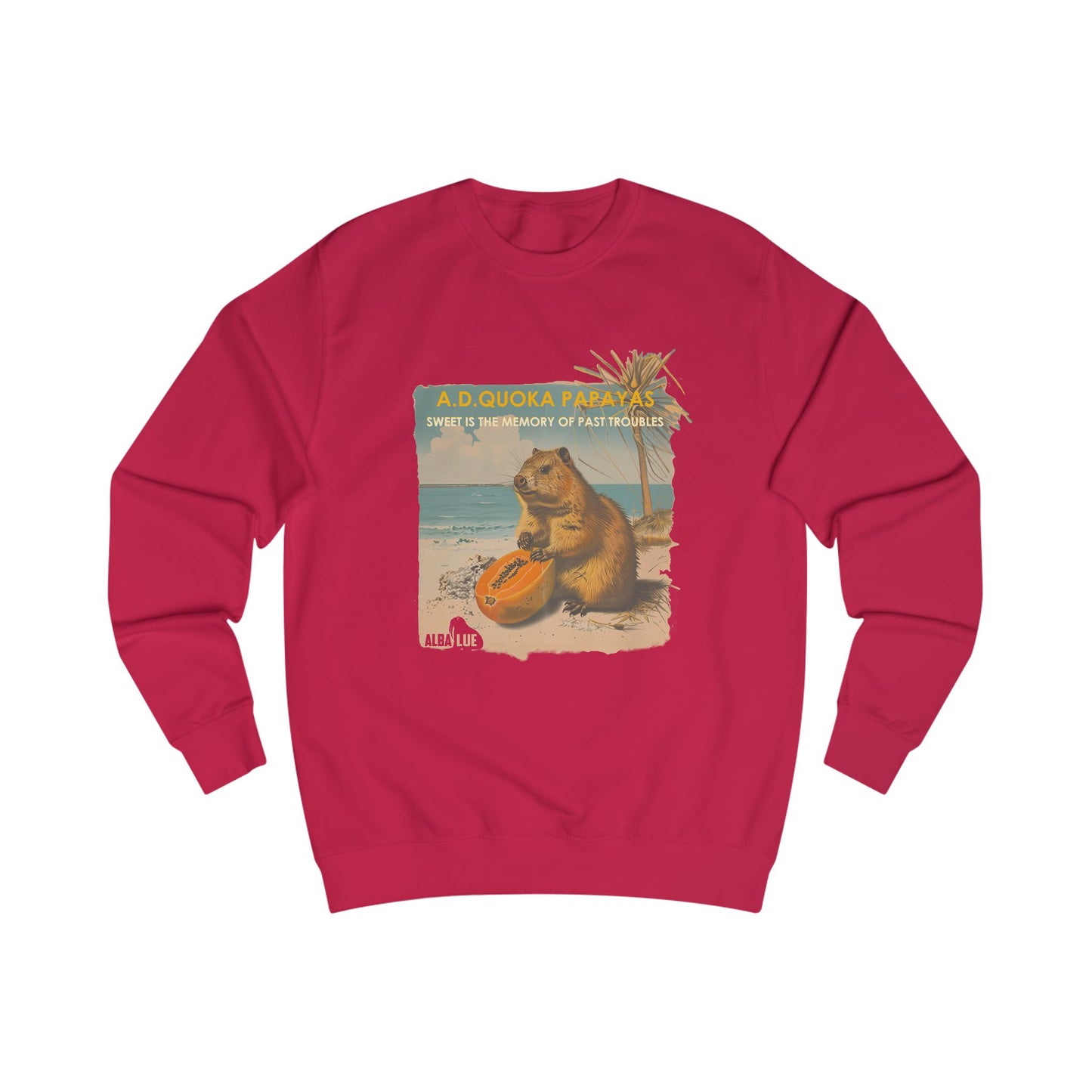 Retro A.D. Quokka Papayas - Sweatshirt