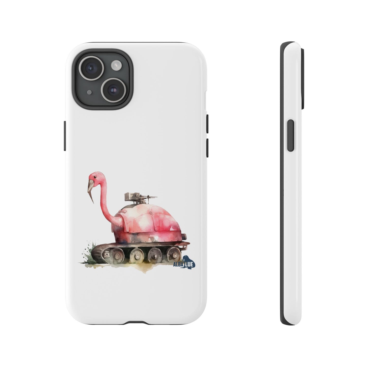 Phone Case — Flamingo Tank Illustration