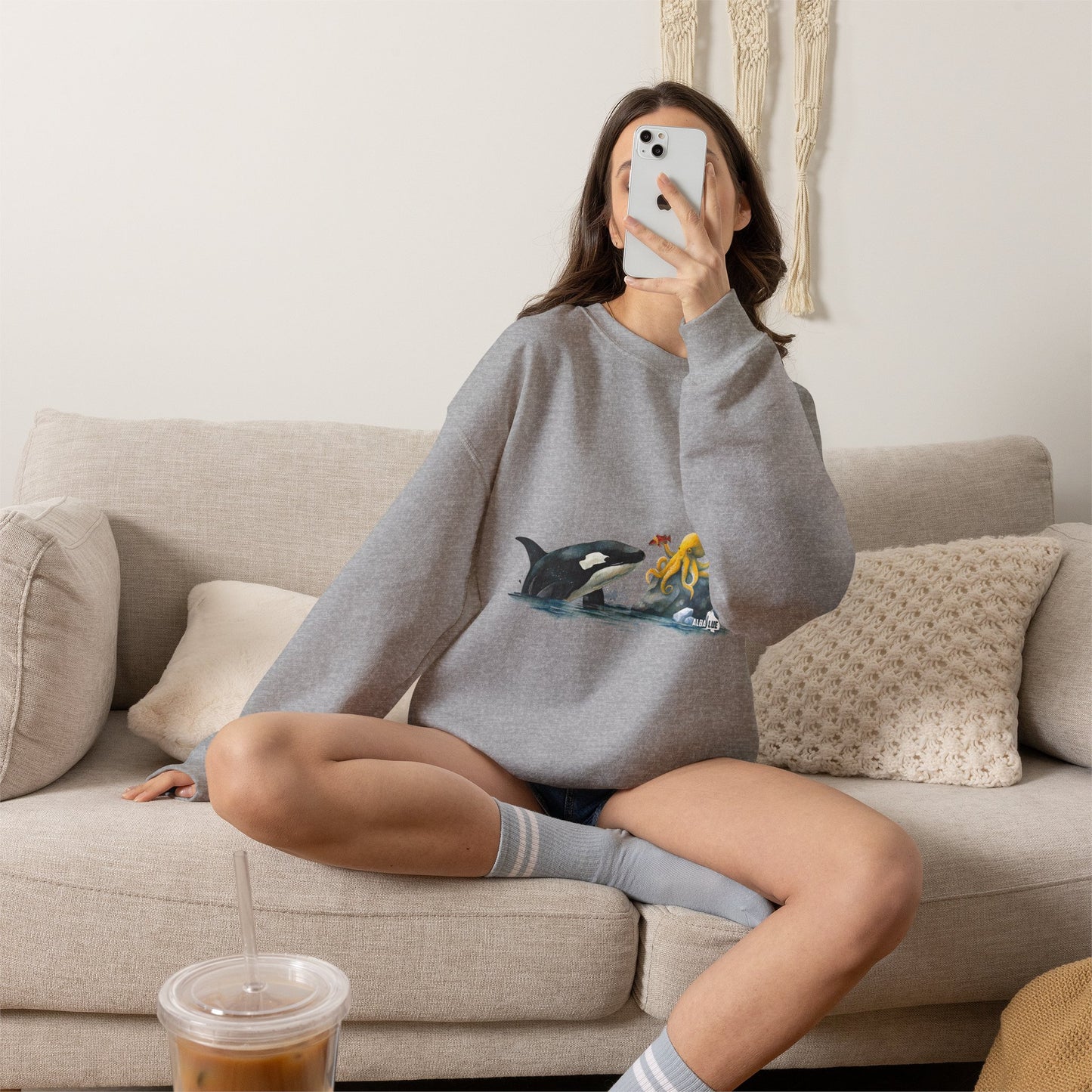 Ocean Wildlife - Crewneck Sweatshirt