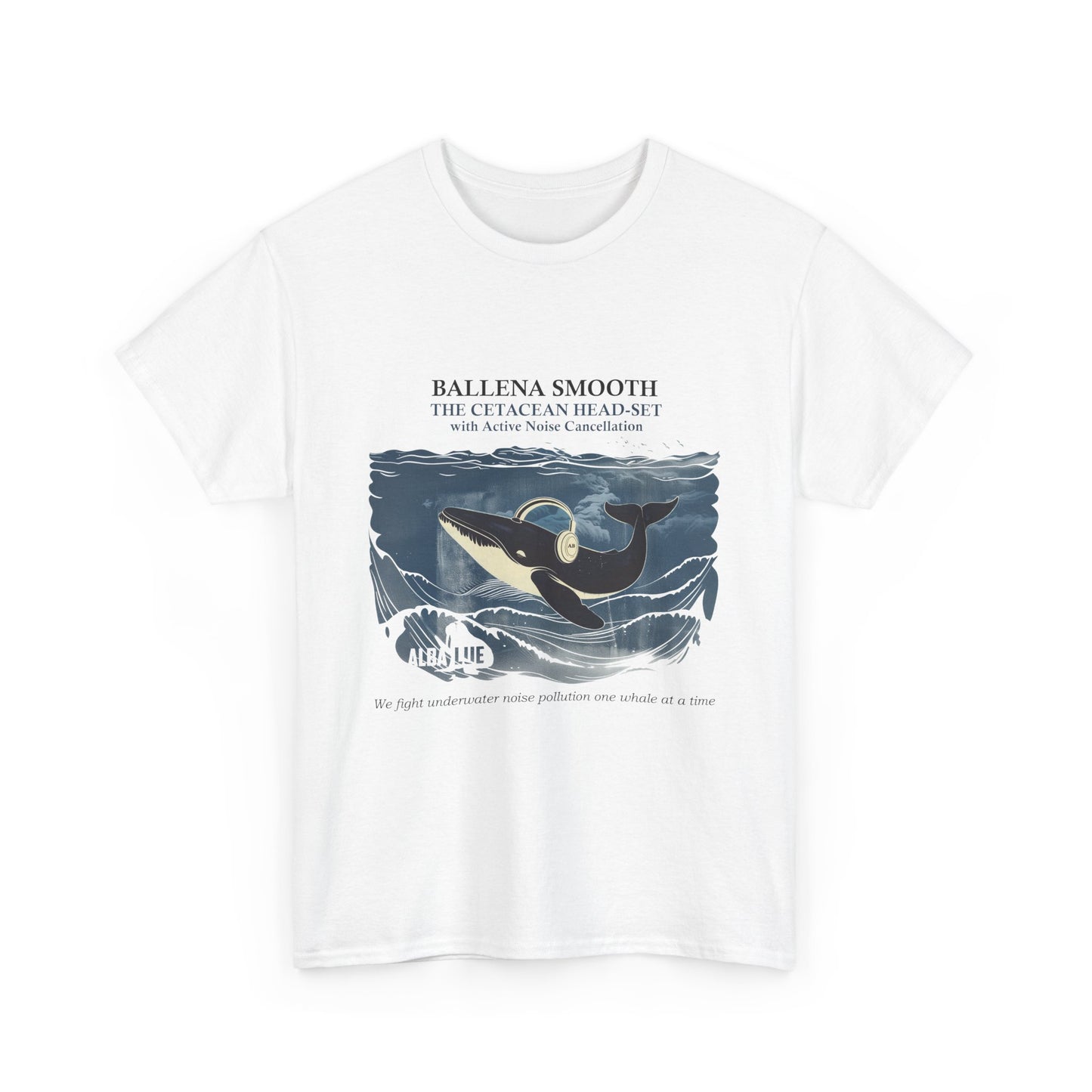 Whale Headphones - T-shirt