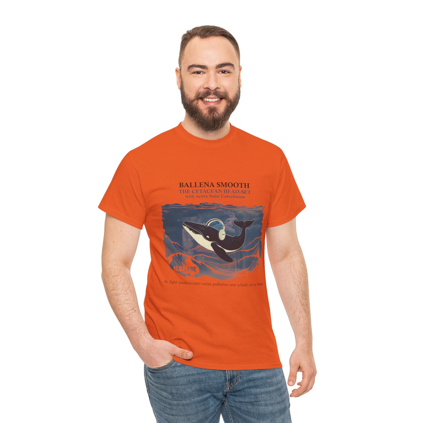 Whale Headphones - T-shirt