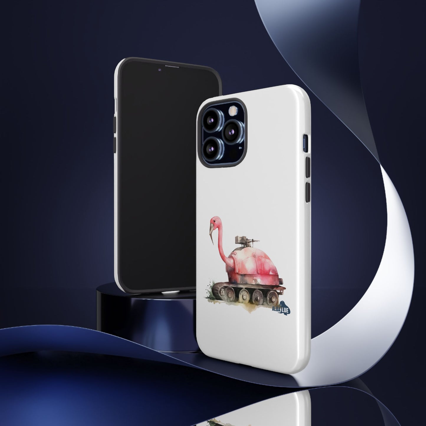 Phone Case — Flamingo Tank Illustration