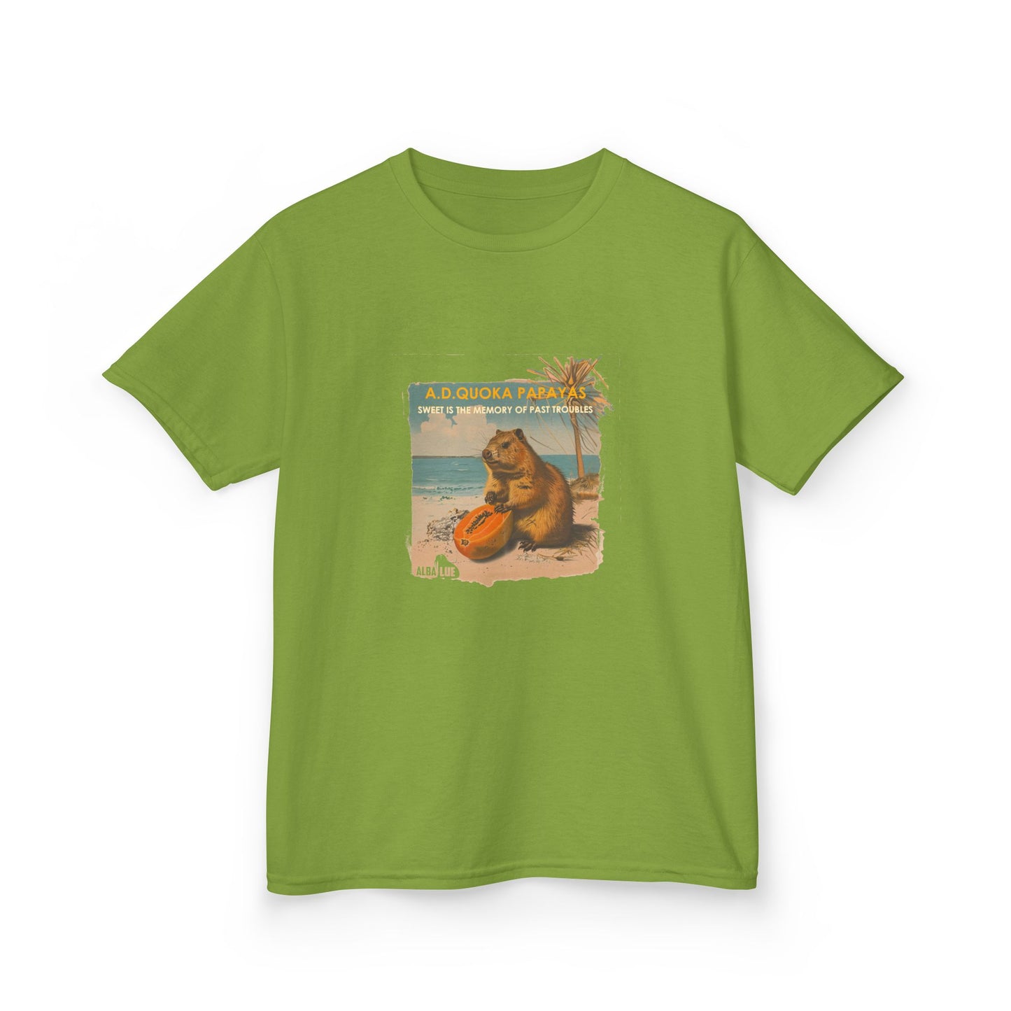 Retro A.D. Quokka Papayas - Kids T-Shirt