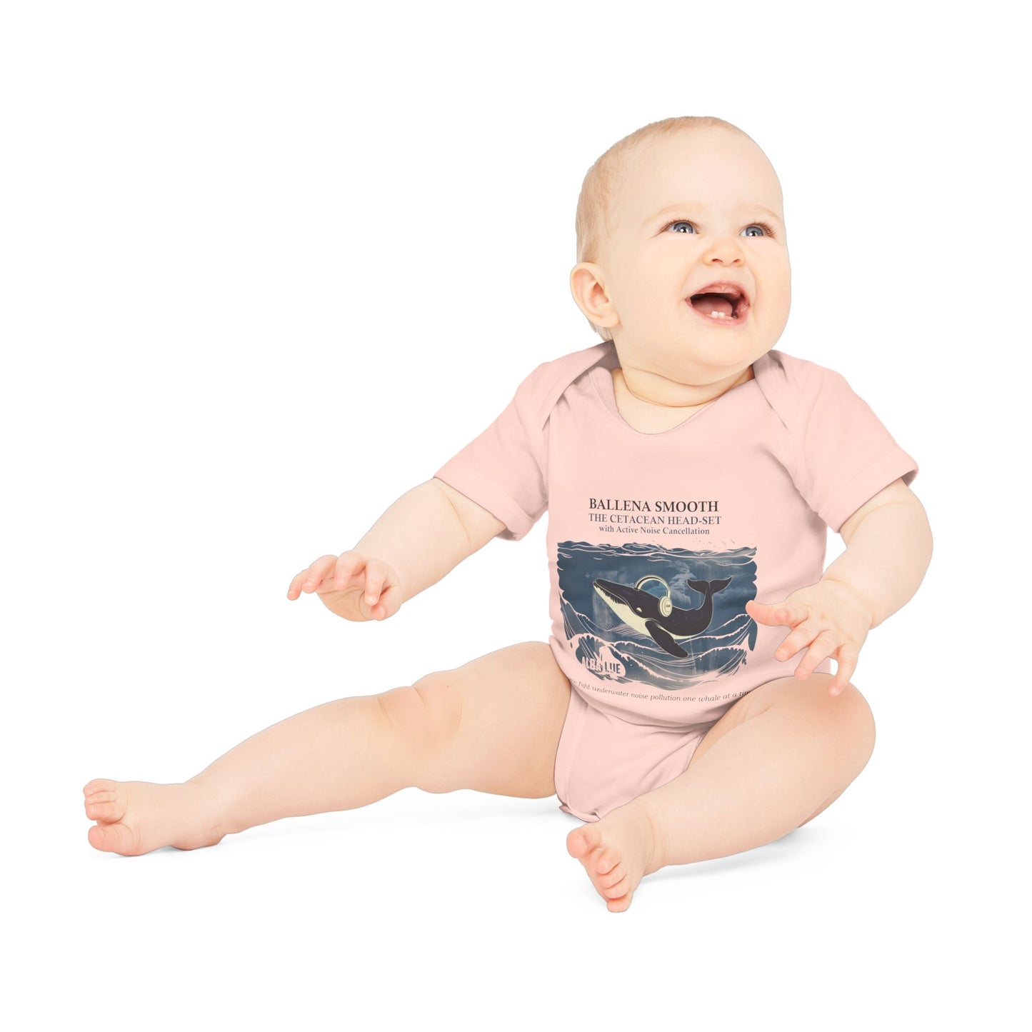 Whale Headphone - Infant Bodysuit Organic