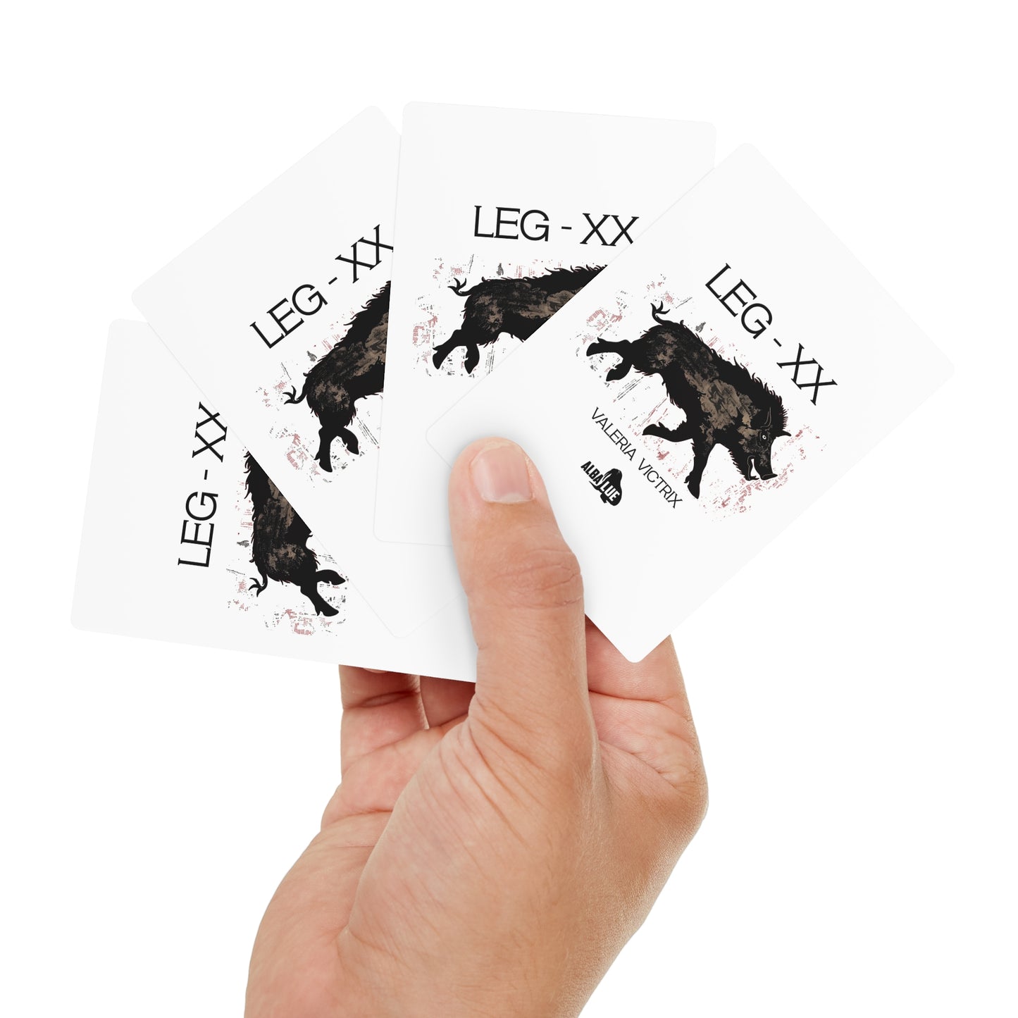 Wild Boar LEG - XX VALERIA VICTRIX - Poker Cards