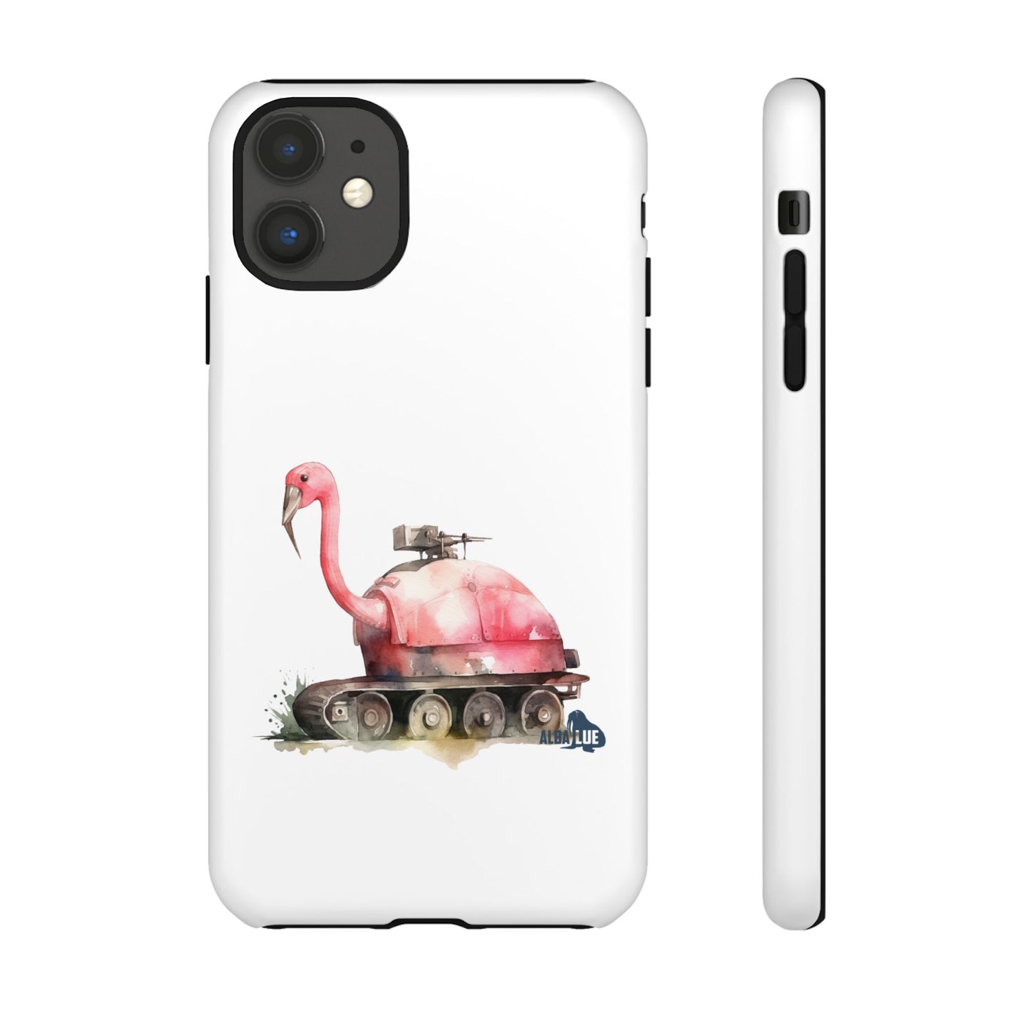 Phone Case — Flamingo Tank Illustration