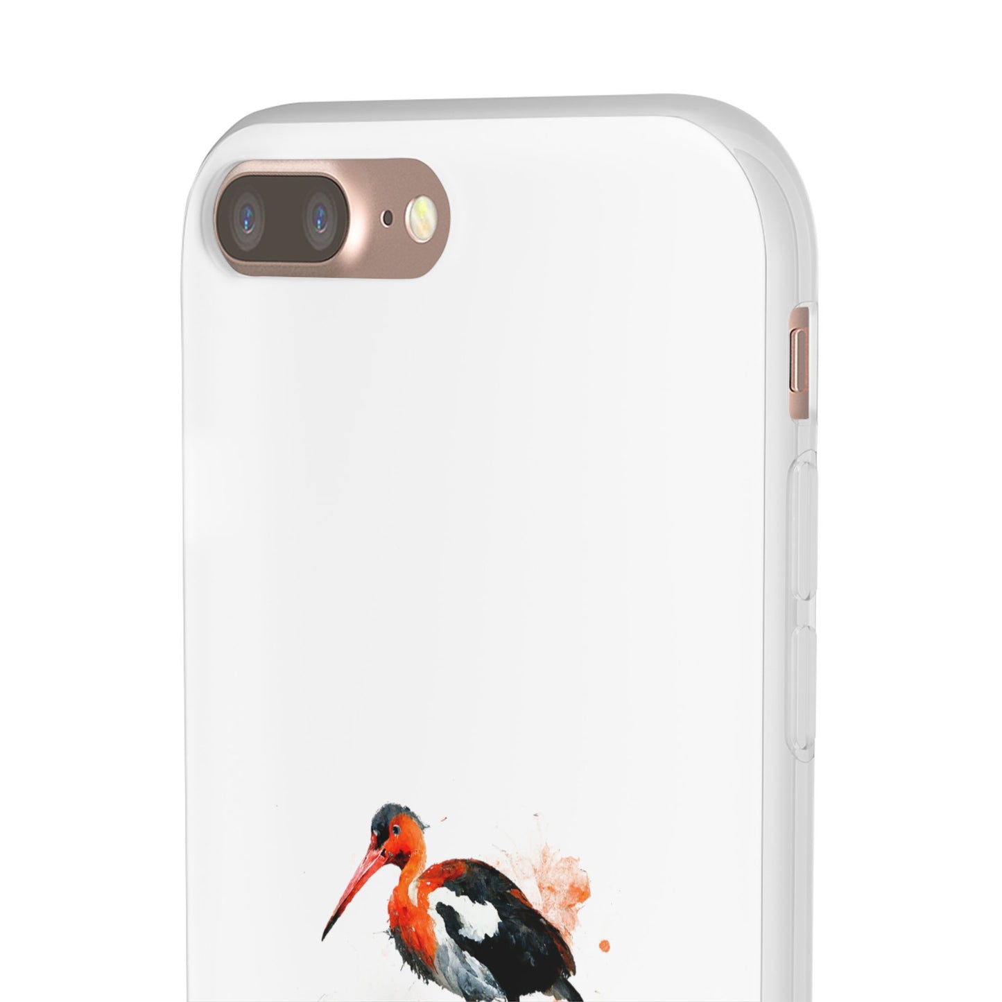 Bird Watercolor Phone Case — Painted Water Bird Flexi Case