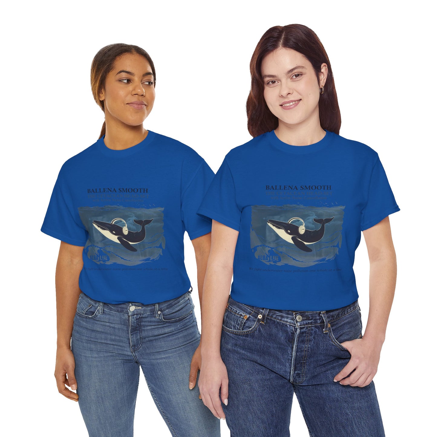 Whale Headphones - T-shirt