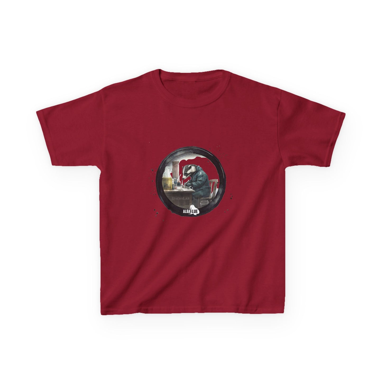 Badger in a Lab — Kids T-shirt