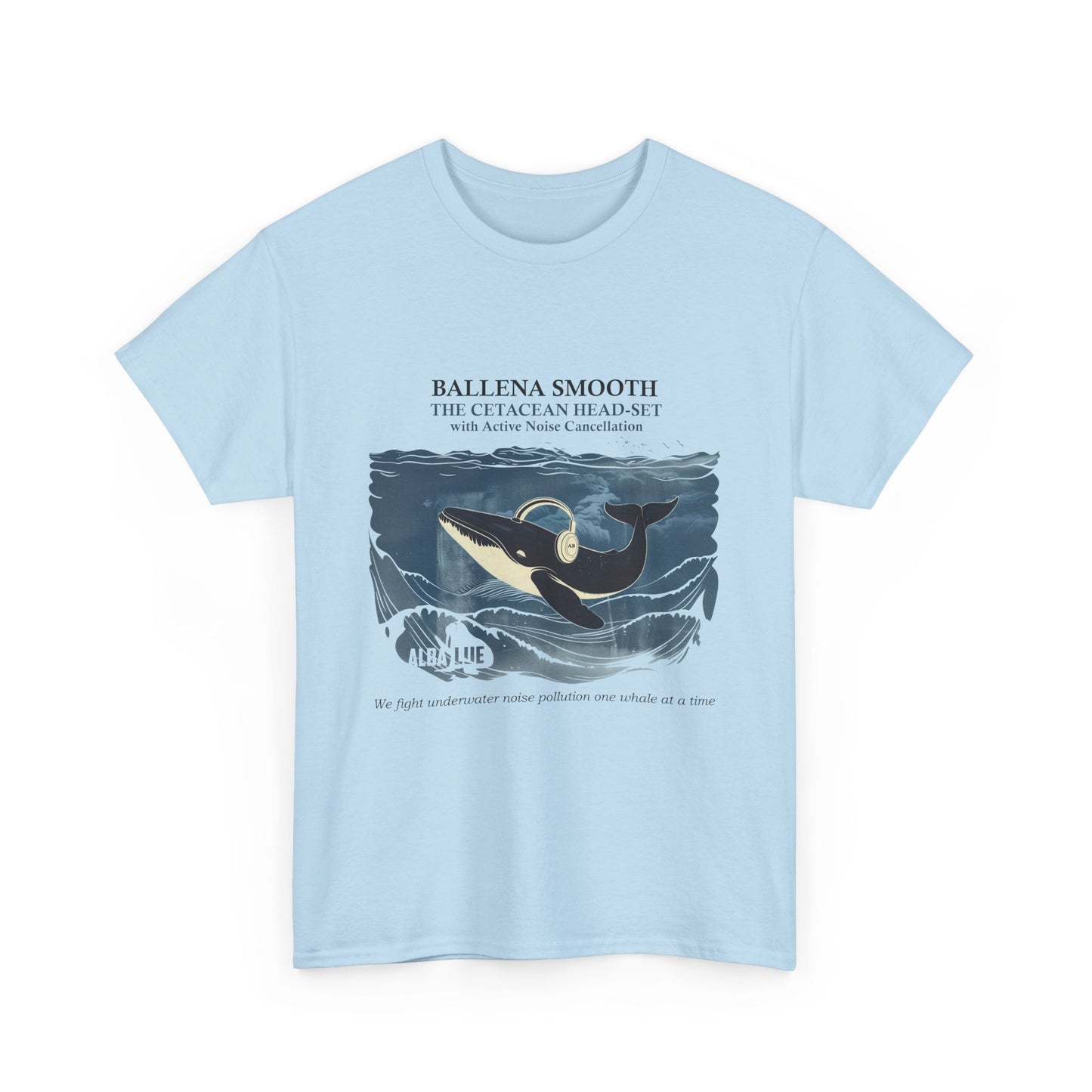 Whale Headphones - T-shirt