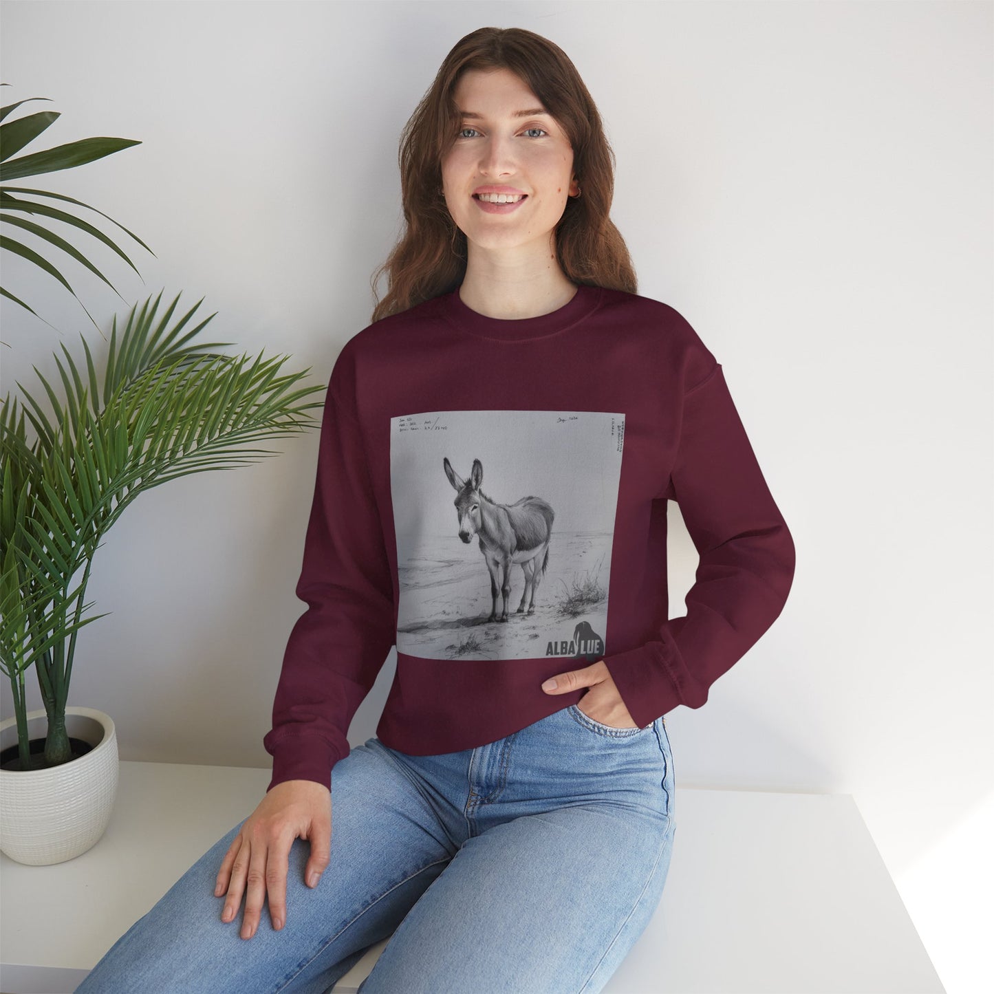 Donkey Lovers design - Crewneck Sweatshirt