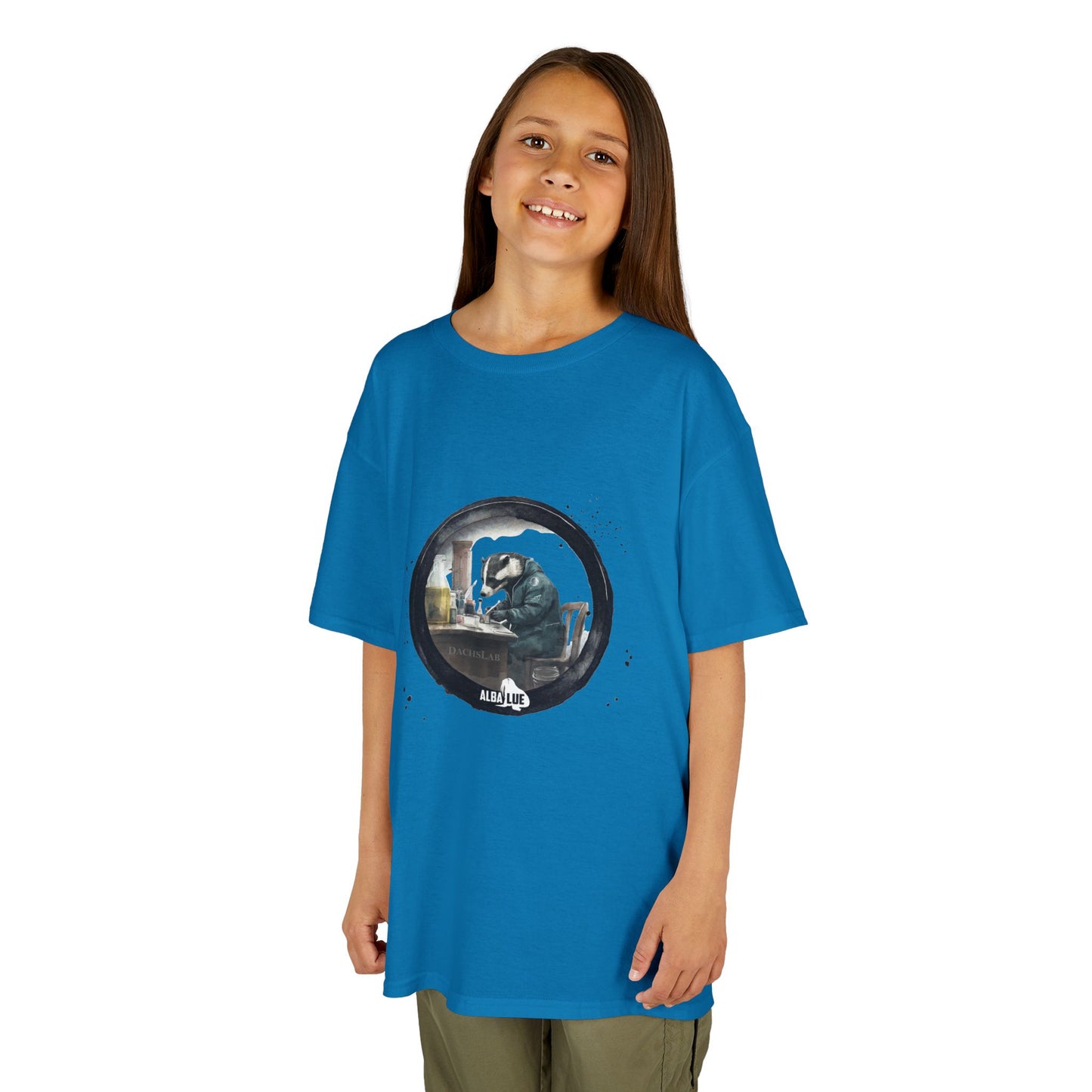 Badger in a Lab — Kids T-shirt