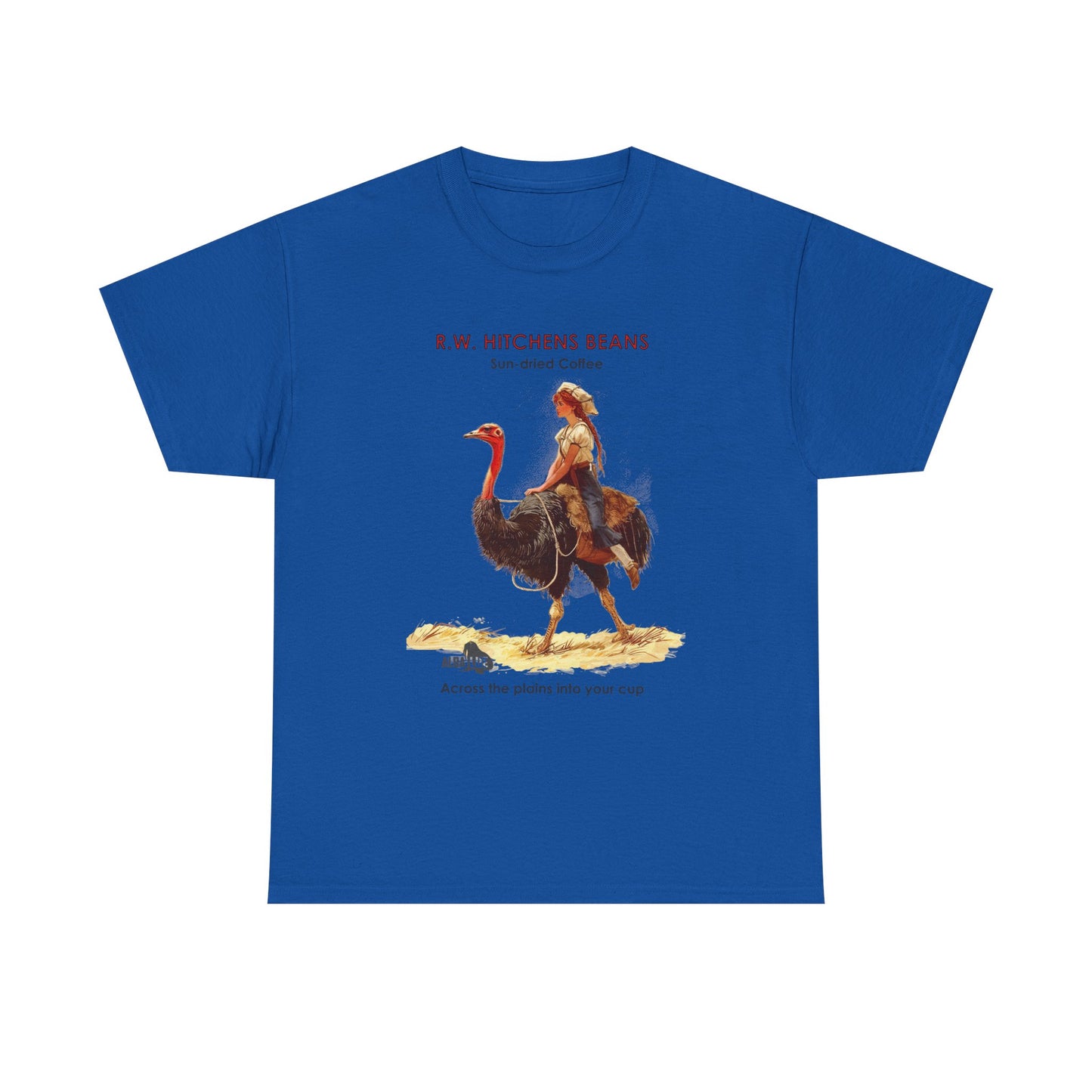 Vintage Ostrich Coffee Ad - T-Shirt