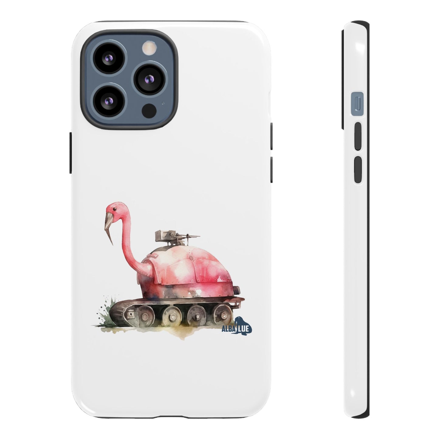 Phone Case — Flamingo Tank Illustration