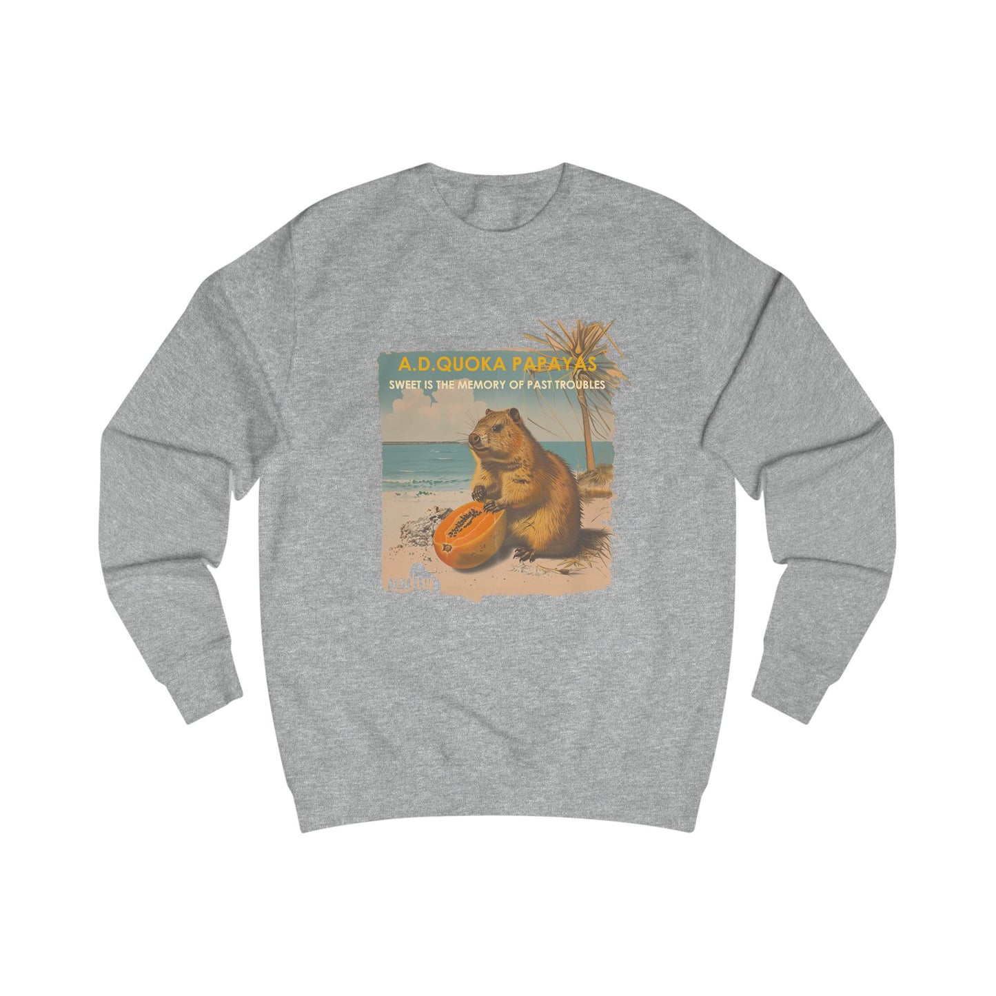 Retro A.D. Quokka Papayas - Sweatshirt