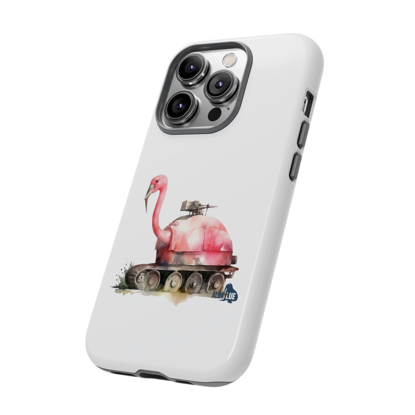 Phone Case — Flamingo Tank Illustration