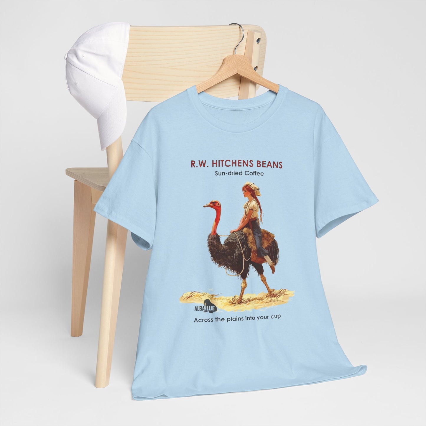 Vintage Ostrich Coffee Ad - T-Shirt