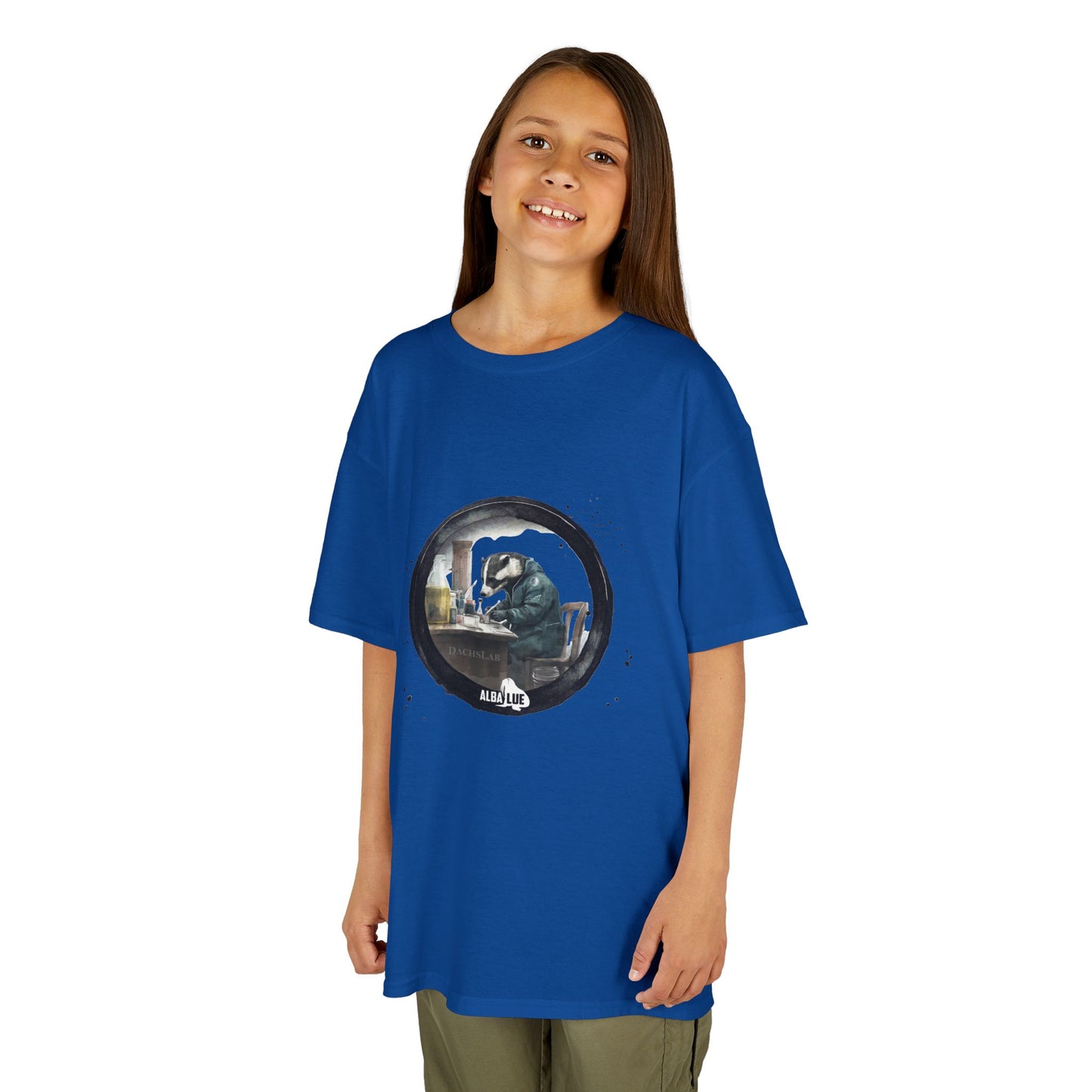 Badger in a Lab — Kids T-shirt