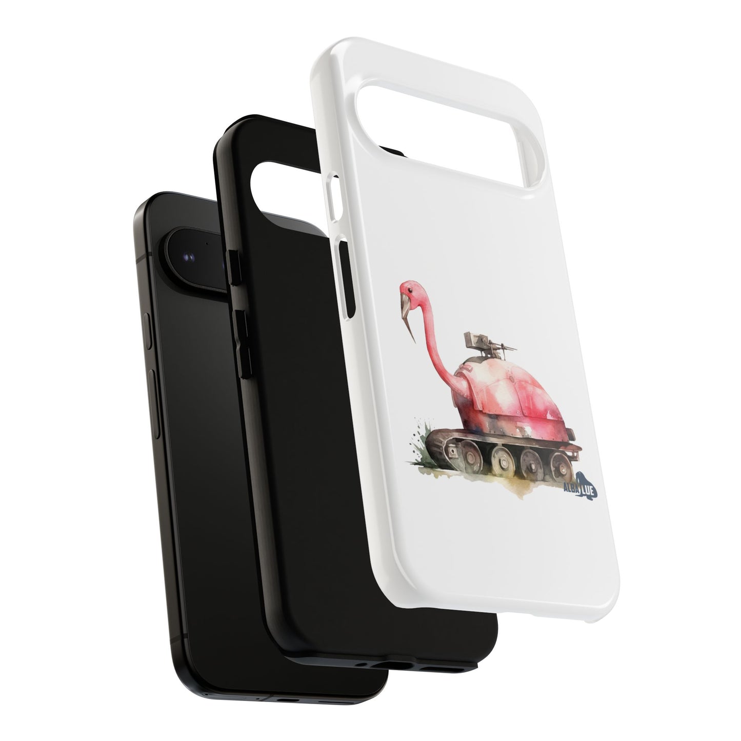 Phone Case — Flamingo Tank Illustration