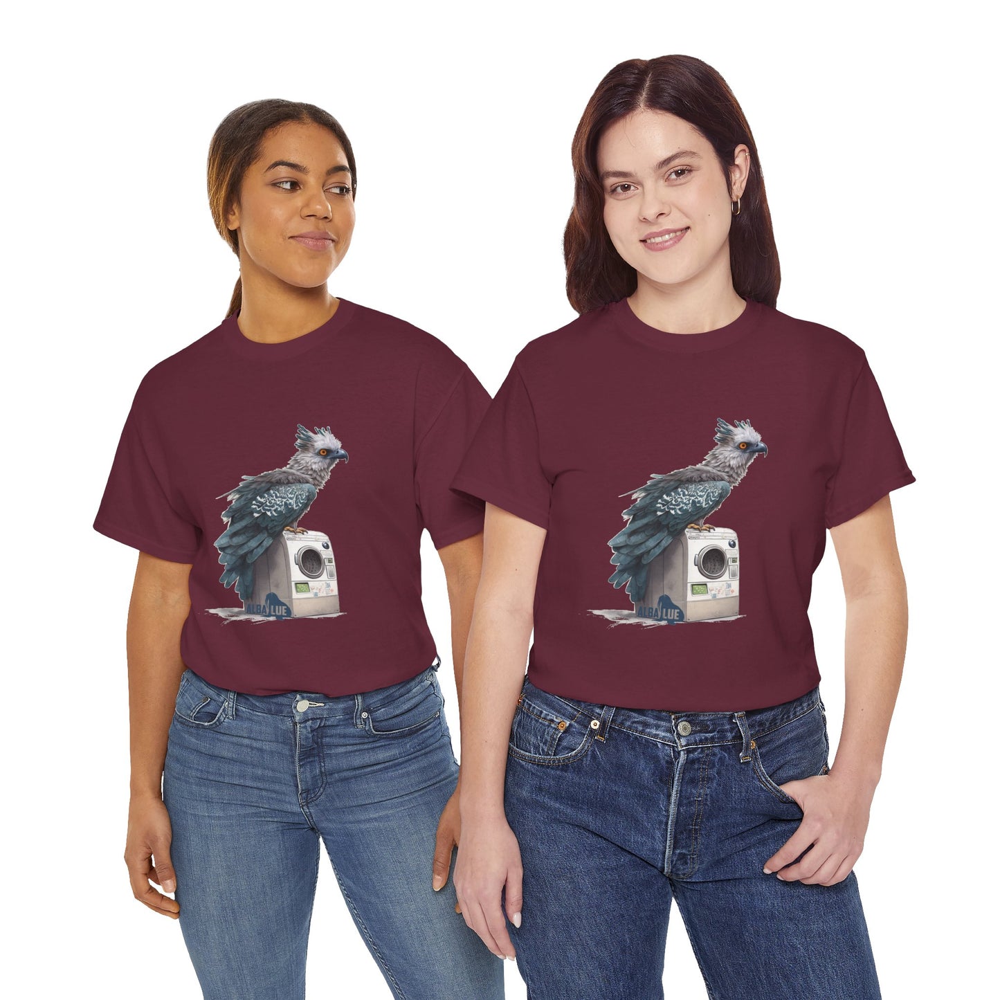 Harpy Eagle Sitting on a Washing Machine  - T-Shirt