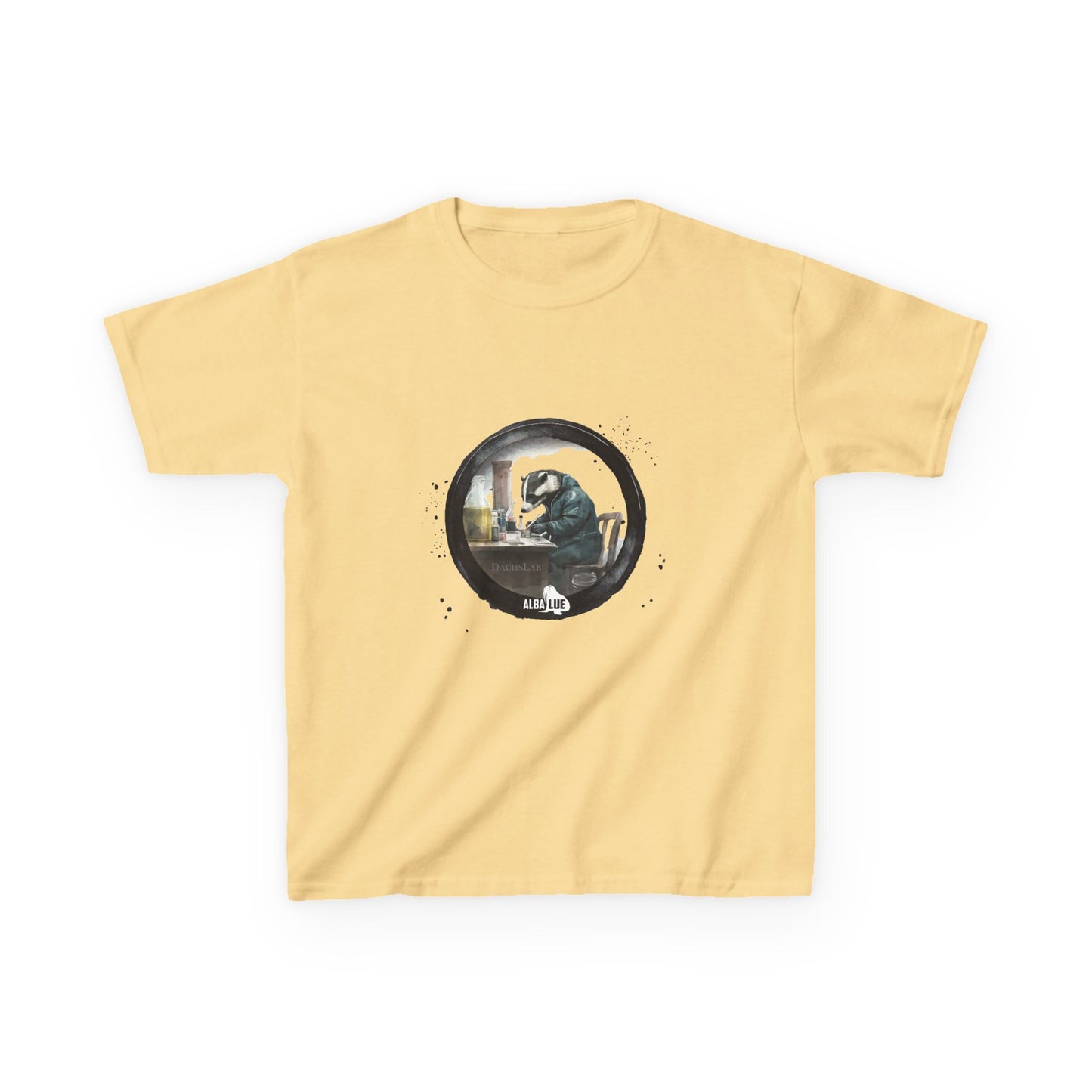 Badger in a Lab — Kids T-shirt