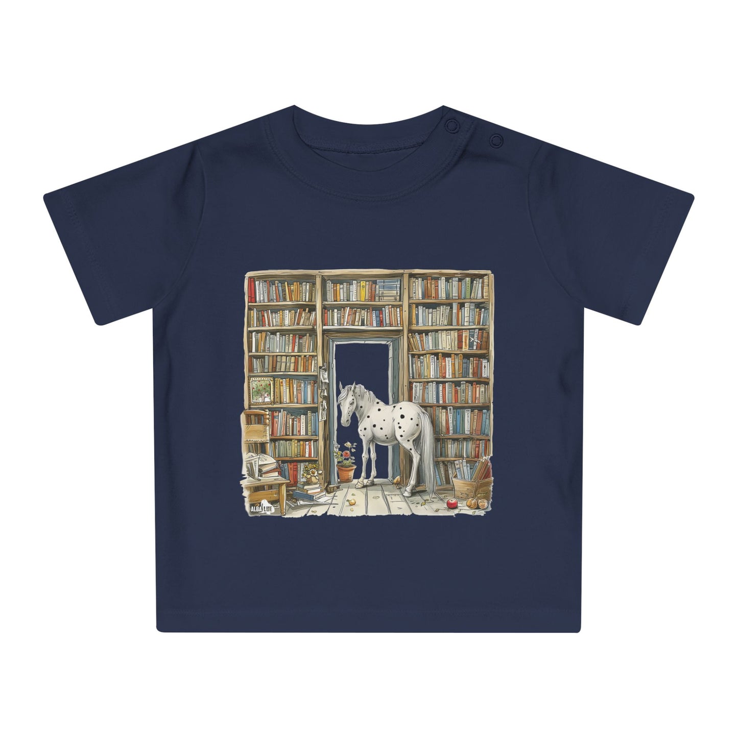 Horse in a Library - Toddler T-shirt