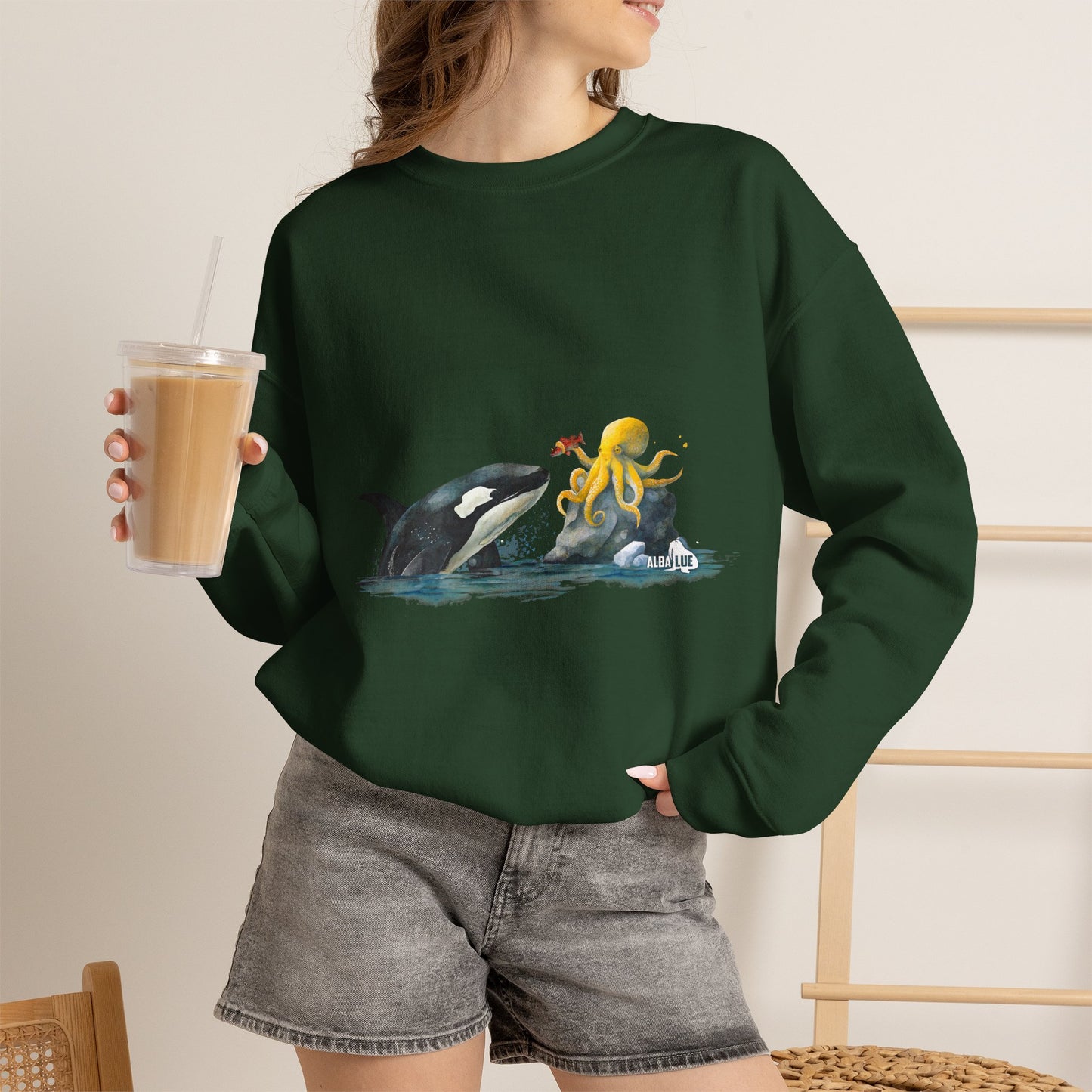Ocean Wildlife - Crewneck Sweatshirt