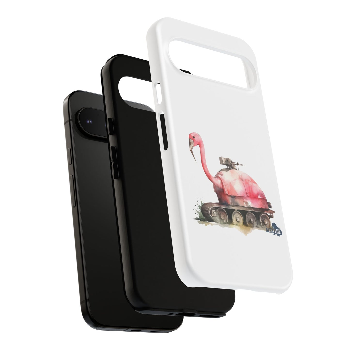 Phone Case — Flamingo Tank Illustration