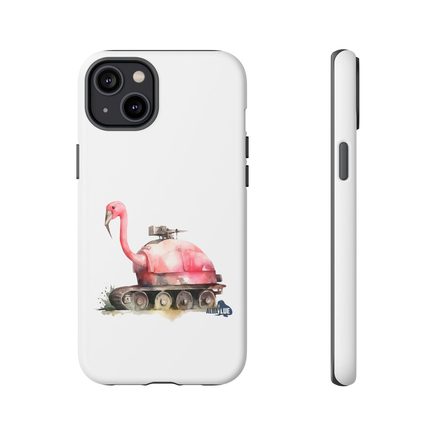 Phone Case — Flamingo Tank Illustration