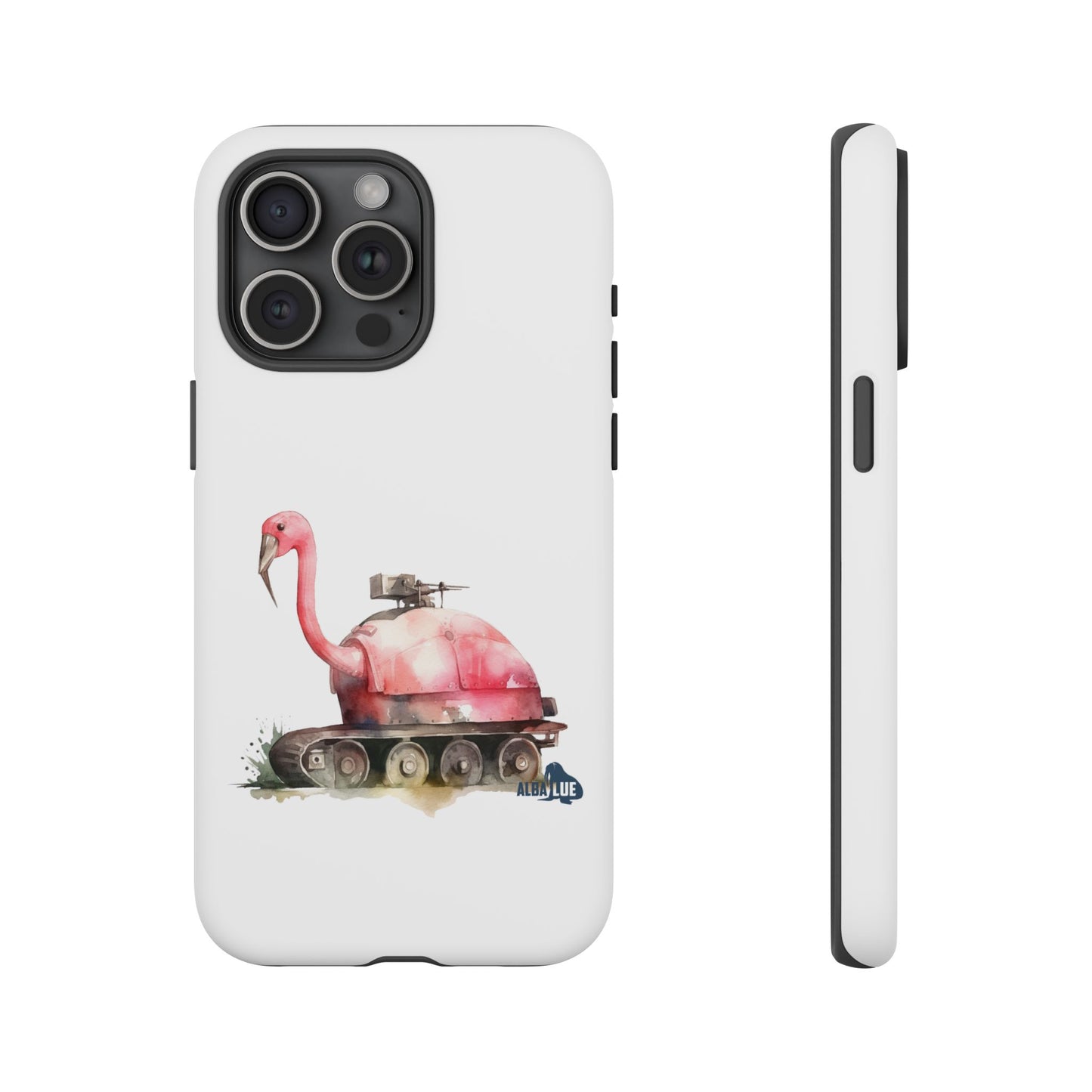 Phone Case — Flamingo Tank Illustration