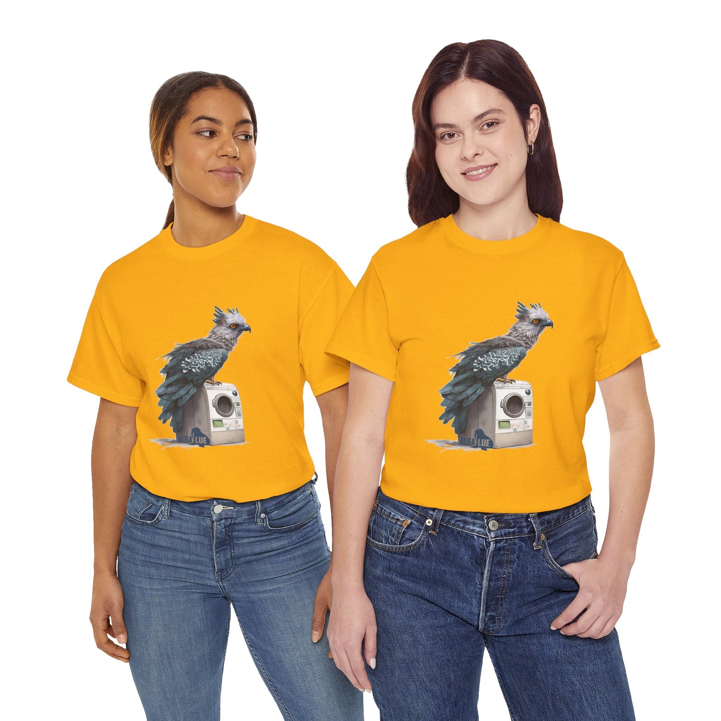 Harpy Eagle Sitting on a Washing Machine  - T-Shirt