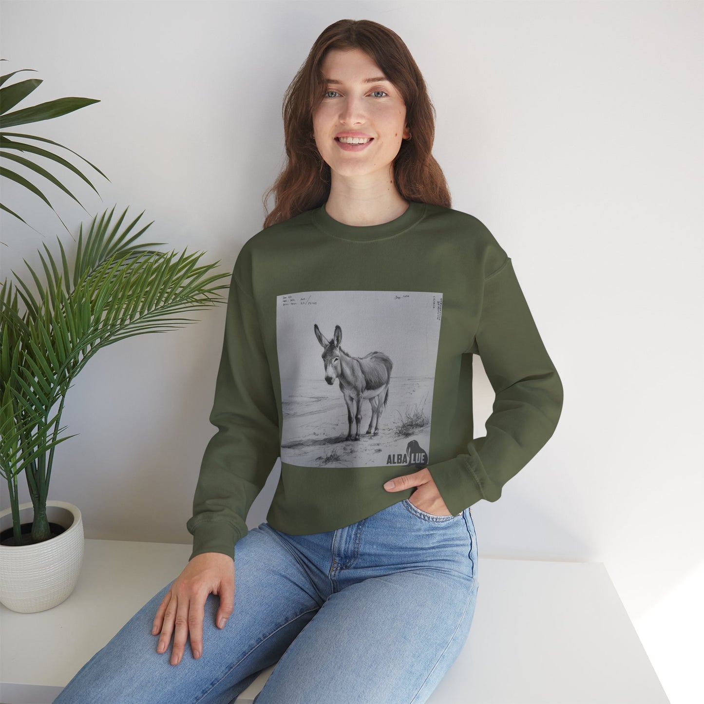 Donkey Lovers design - Crewneck Sweatshirt