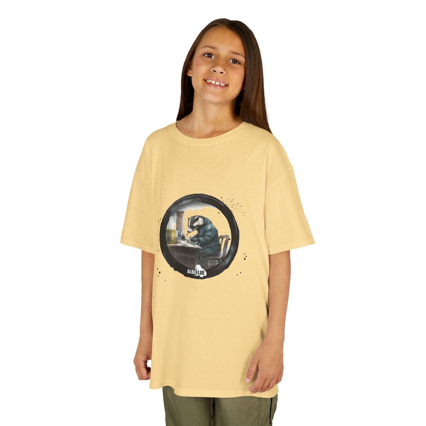 Badger in a Lab — Kids T-shirt