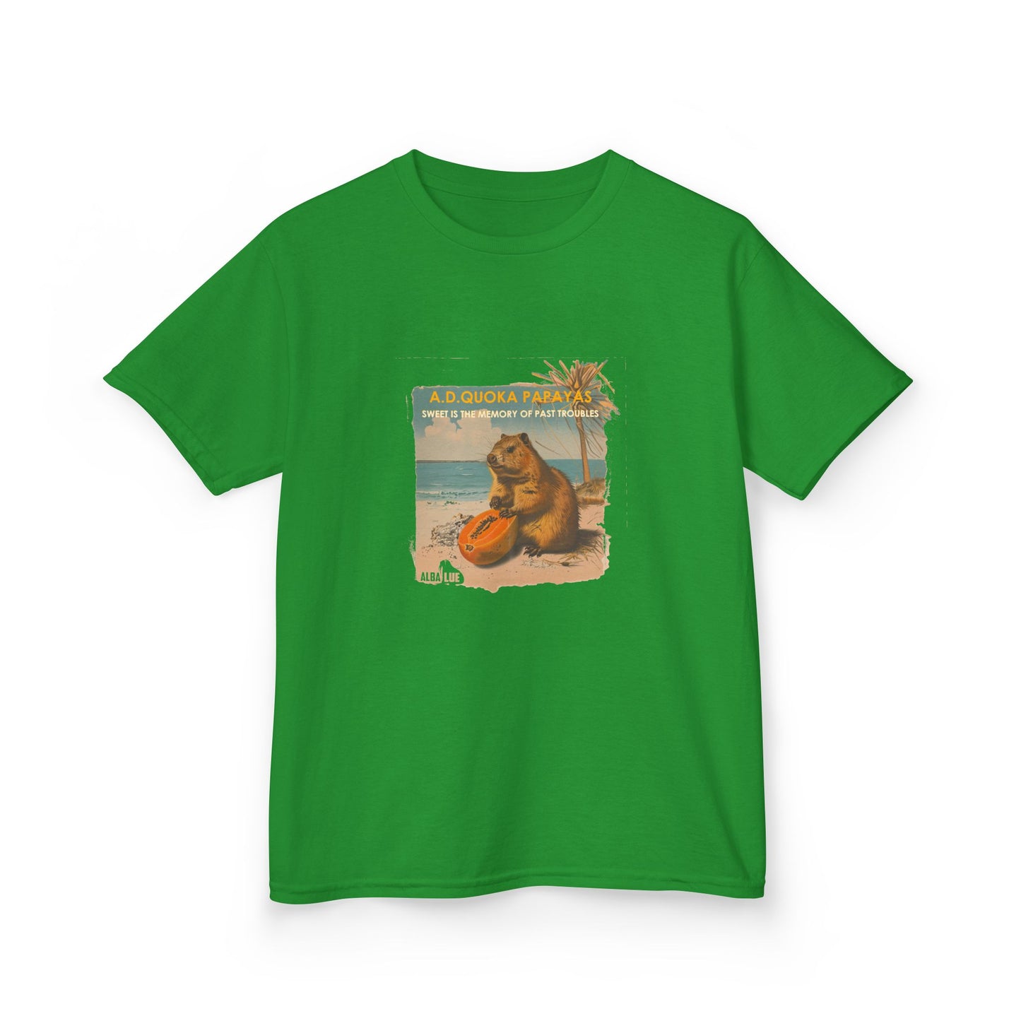 Retro A.D. Quokka Papayas - Kids T-Shirt