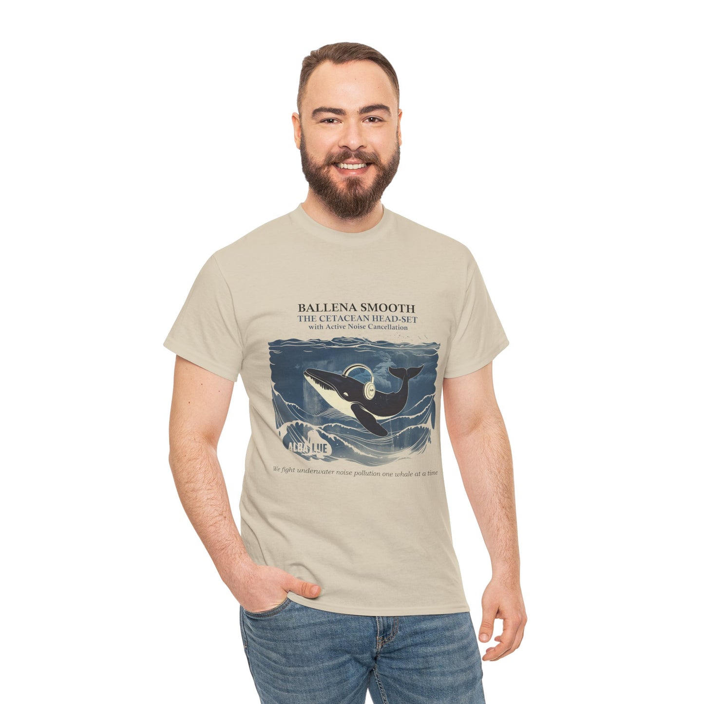 Whale Headphones - T-shirt