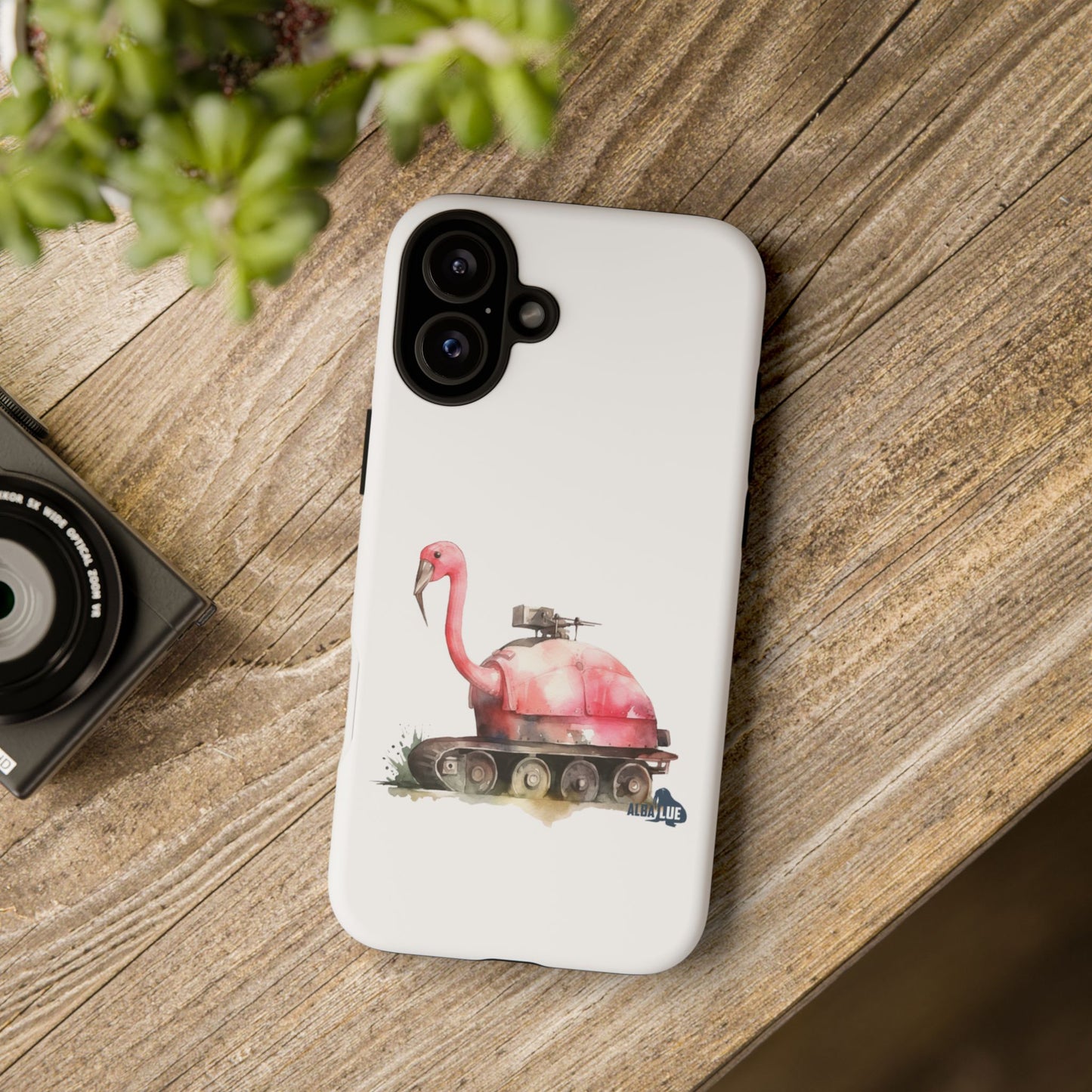 Phone Case — Flamingo Tank Illustration