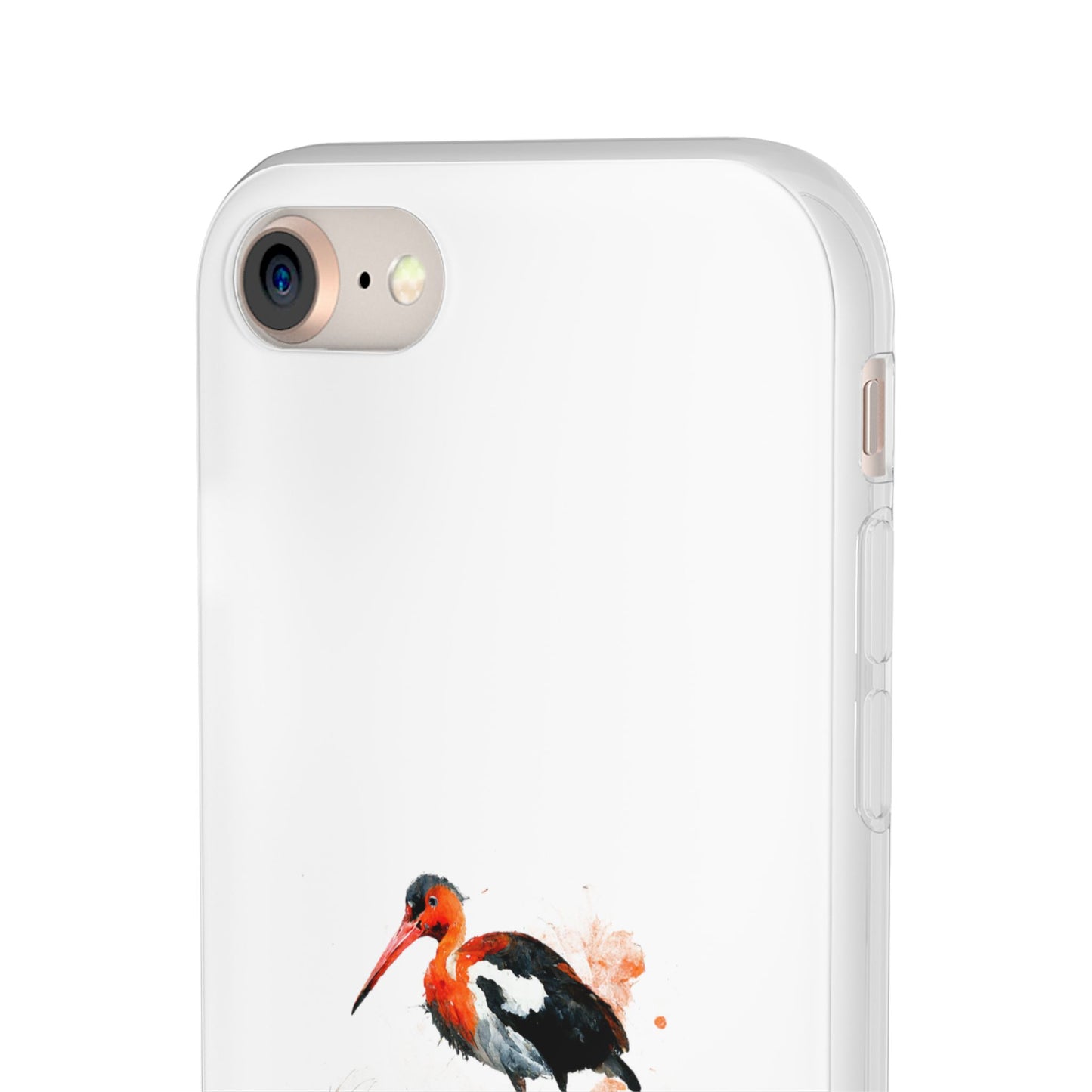 Bird Watercolor Phone Case — Painted Water Bird Flexi Case