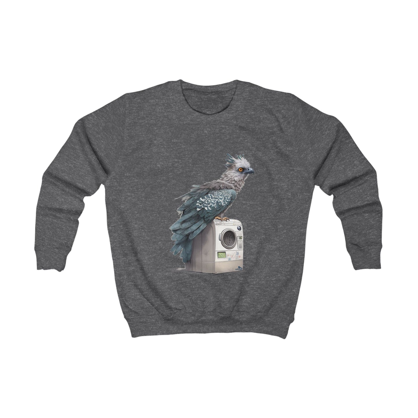 Harpy Eagle Sitting on a Washing Machine - Kids Sweatshirt