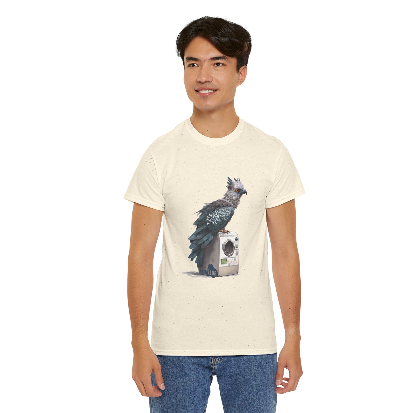 Harpy Eagle Sitting on a Washing Machine  - T-Shirt