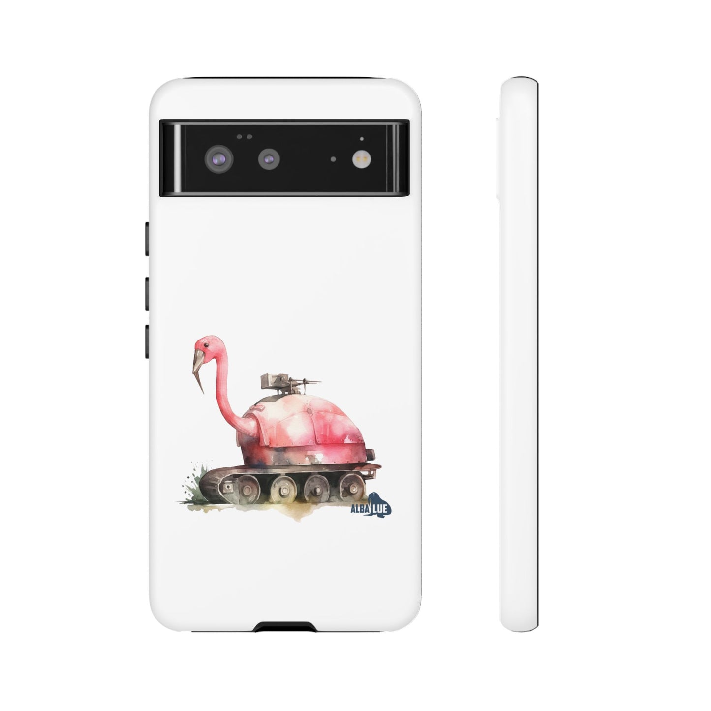 Phone Case — Flamingo Tank Illustration