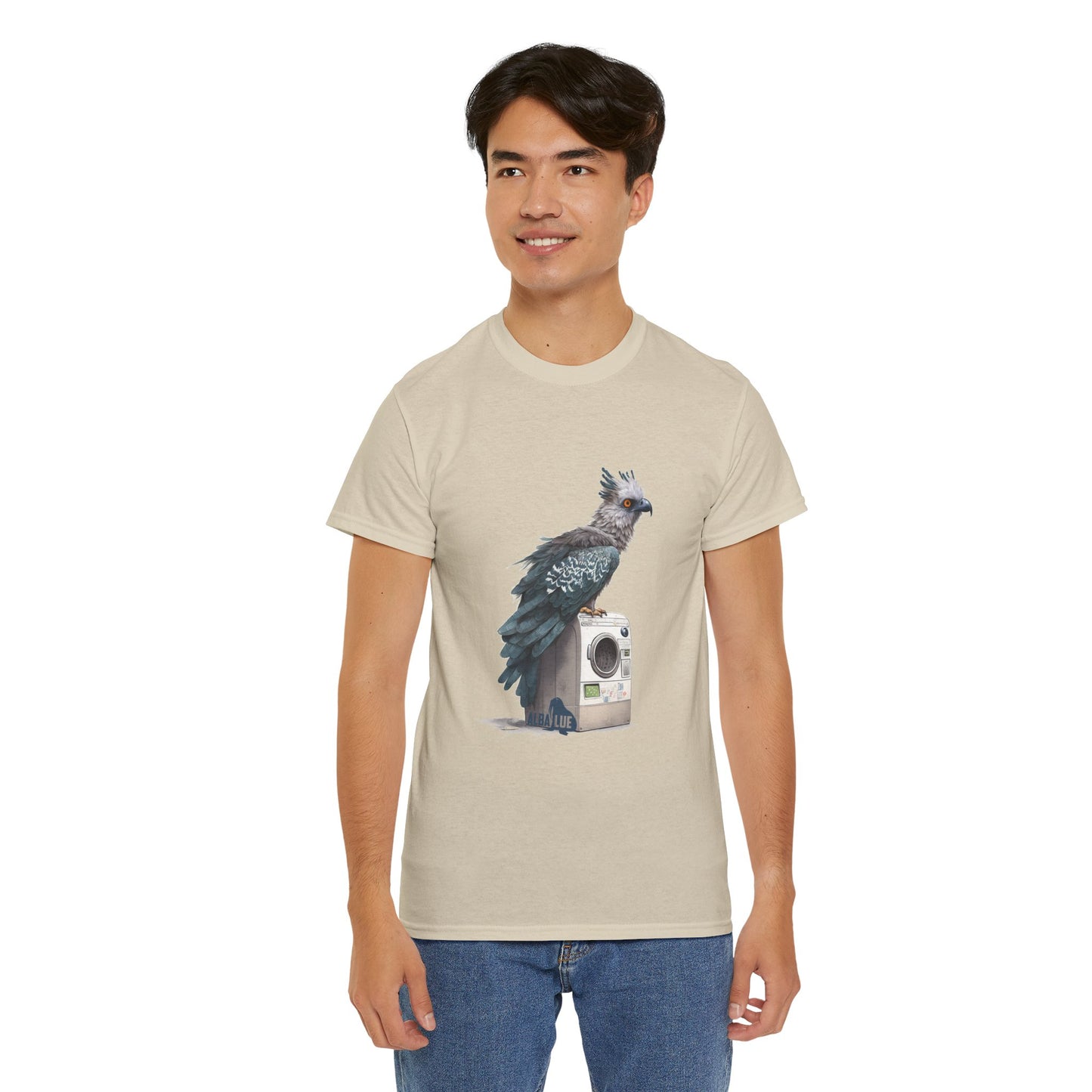 Harpy Eagle Sitting on a Washing Machine  - T-Shirt