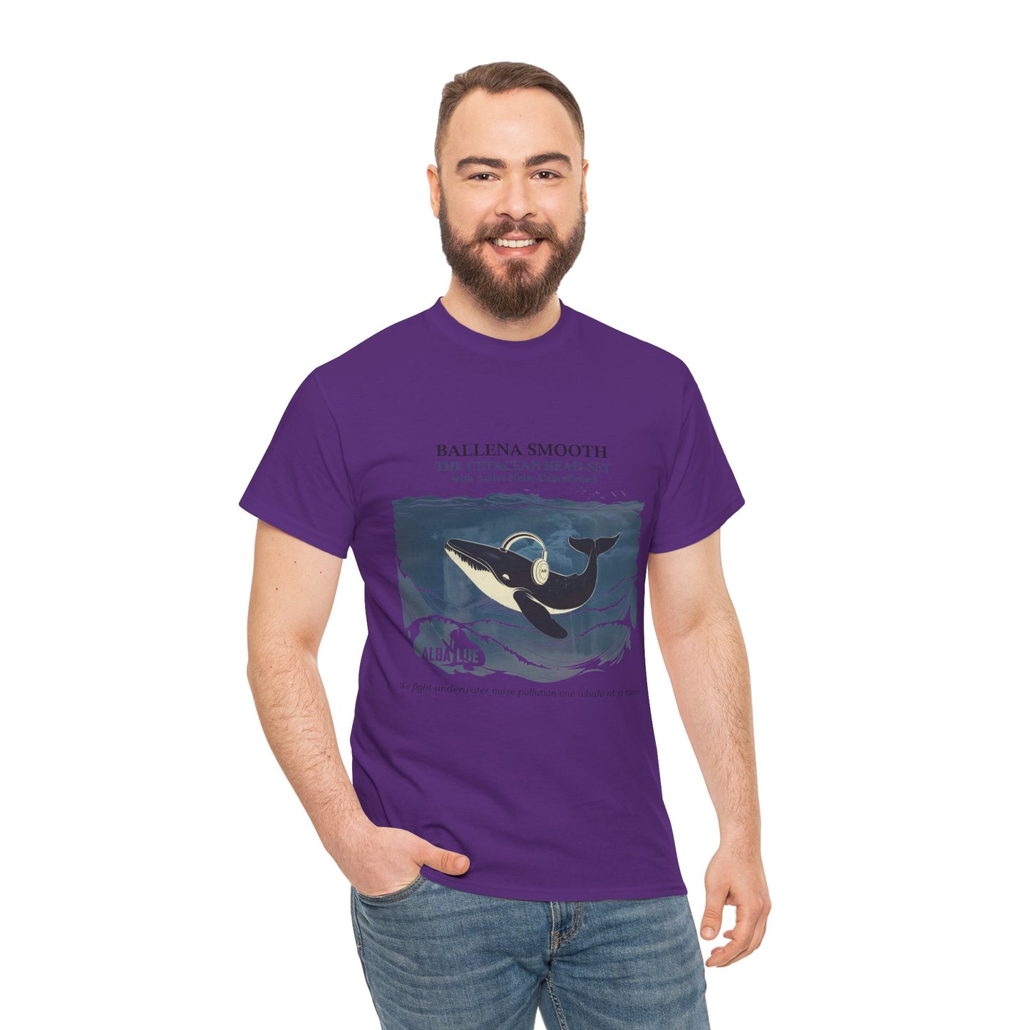 Whale Headphones - T-shirt
