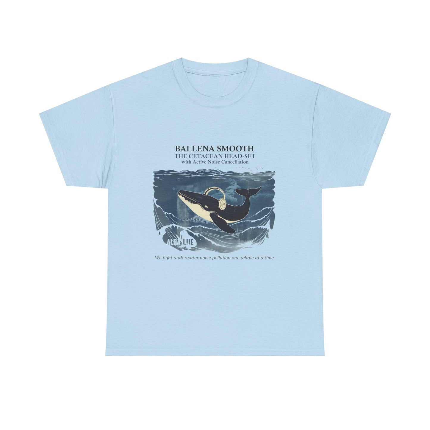 Whale Headphones - T-shirt