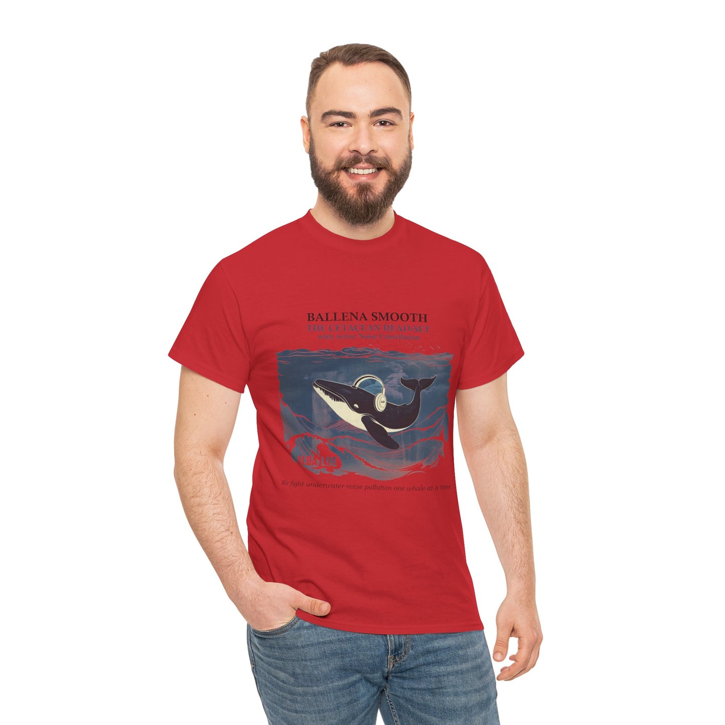 Whale Headphones - T-shirt