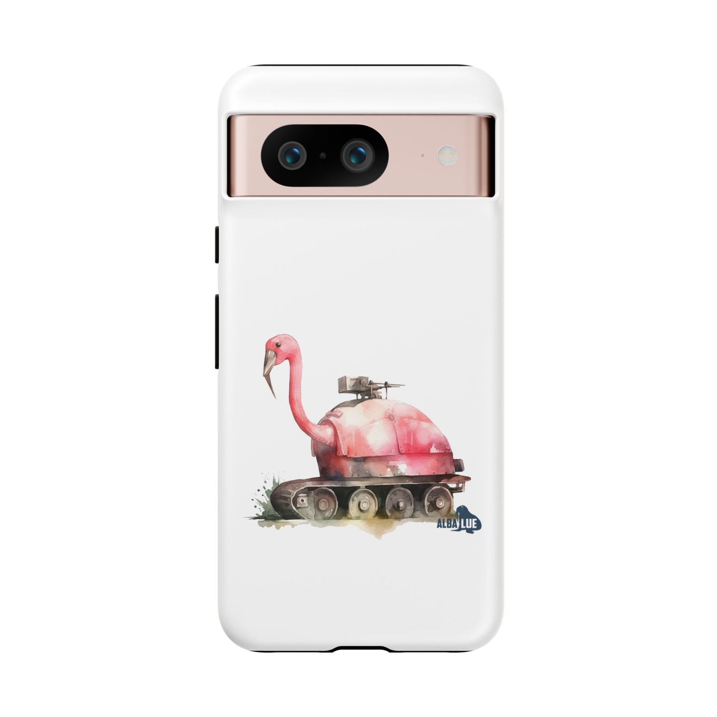 Phone Case — Flamingo Tank Illustration