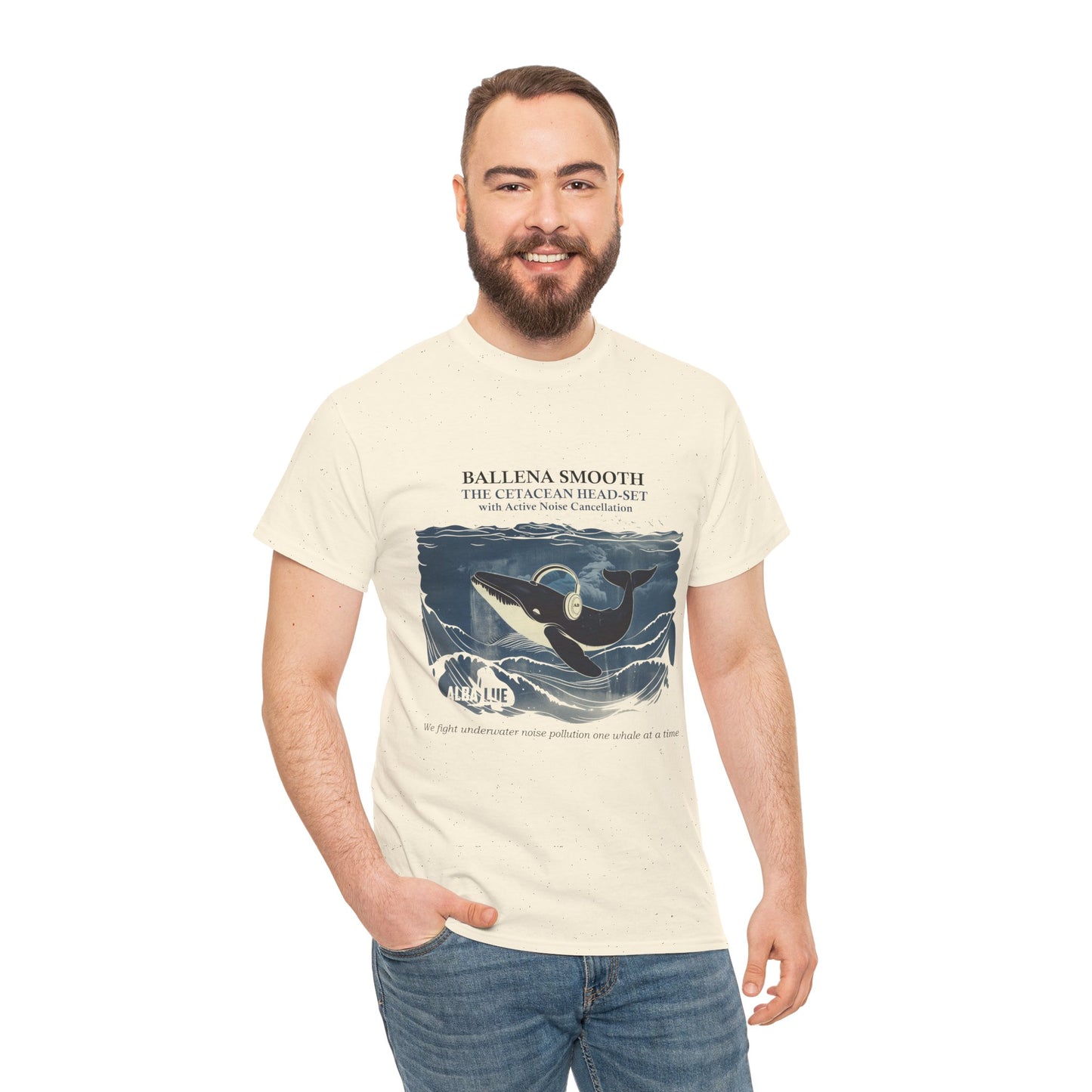 Whale Headphones - T-shirt
